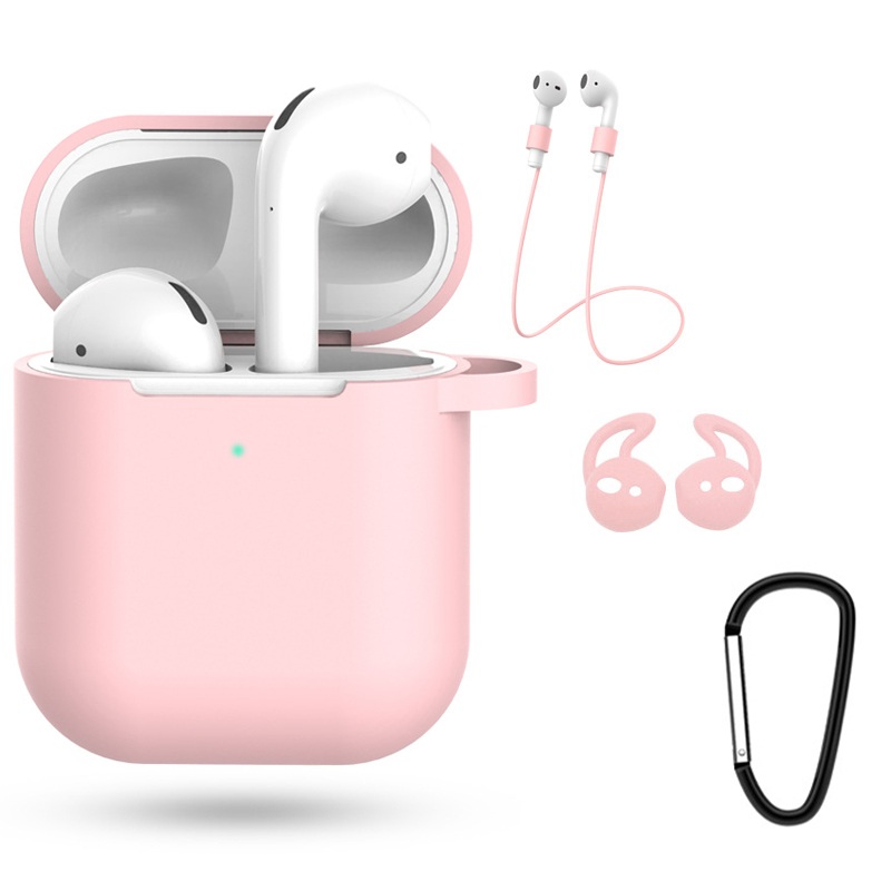 Чехол силиконовый DSI Case 5 в 1 для Apple AirPods 2 Pink HbP323335, фото №2 Чехол силиконовый DSI Case 5 в 1 для Apple AirPods 2 Pink HbP323335, фото №2