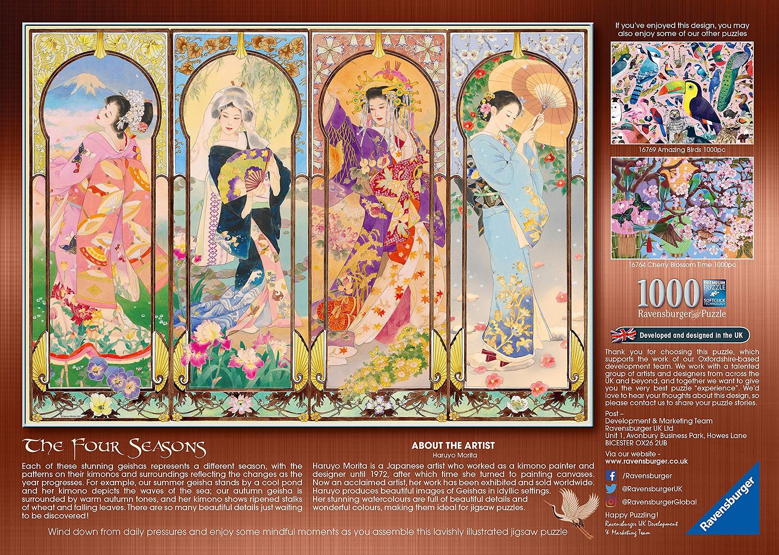 Пазл Ravensburger 16768 The Four Seasons 1000 елементів, фото №3