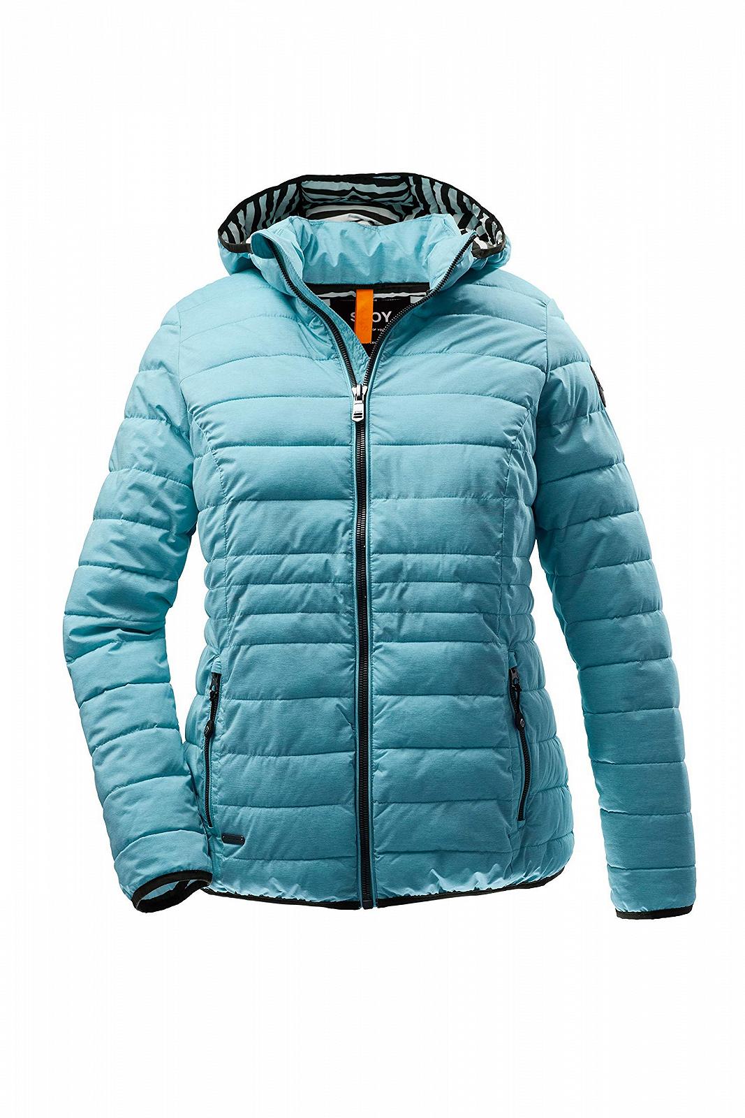Куртка стеганая STOY Thiant Wmn Quilted Jckt A со съемным капюшоном - большие размеры, фото №1