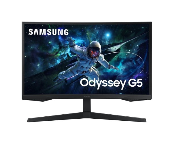 Монiтор Samsung 27" Odyssey G5 S27CG550 Black LS27CG550EIXCI VA Curved 165Hz, фото №1
