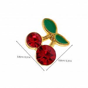 Украшения для ногтей WOONEKY 32 шт. Розовые стразы для ногтей Фруктовая подвеска для ногтей Накладные ногти Розовый шарм для ногтей для женщин Каваи Подвеска для ногтей Красные аксессуары synthetic.ua - Фото 1