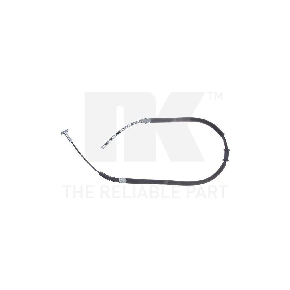 Трос стояночного тормоза NK 9023117 для FIAT, левый, фото №1