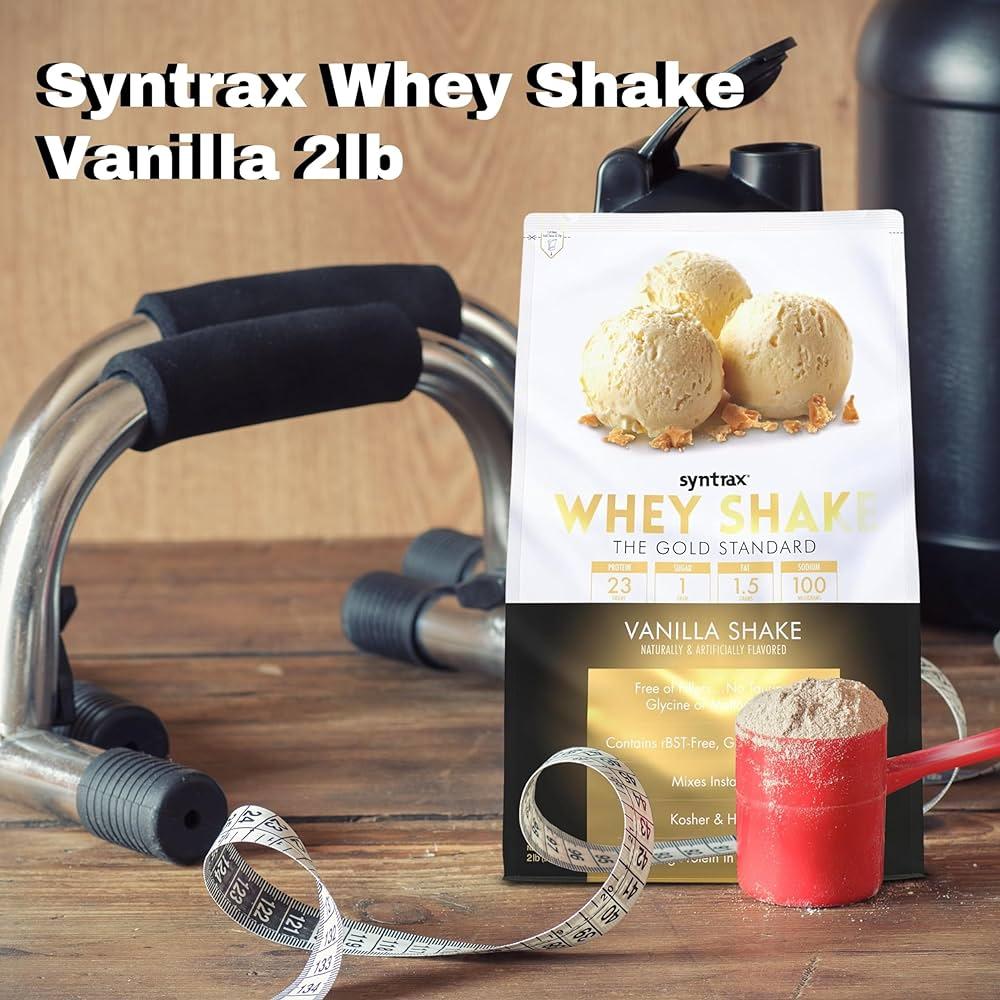 Протеин Syntrax Whey Shake 2.2 kg Vanila, фото №3