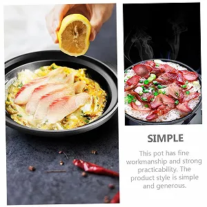 Кастрюля для риса SOLUSTRE Чугунная Желтая synthetic.ua - Фото 1