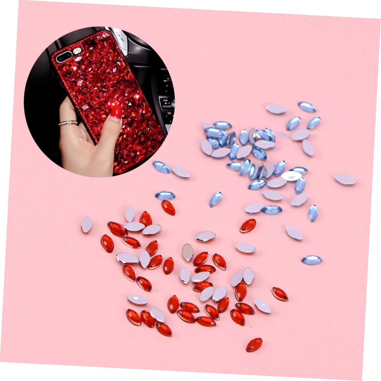 Стразы для ногтей Beavorty Разноцветные, плоские, кристаллы для дизайна ногтей, для маникюра и аксессуаров, фото №9