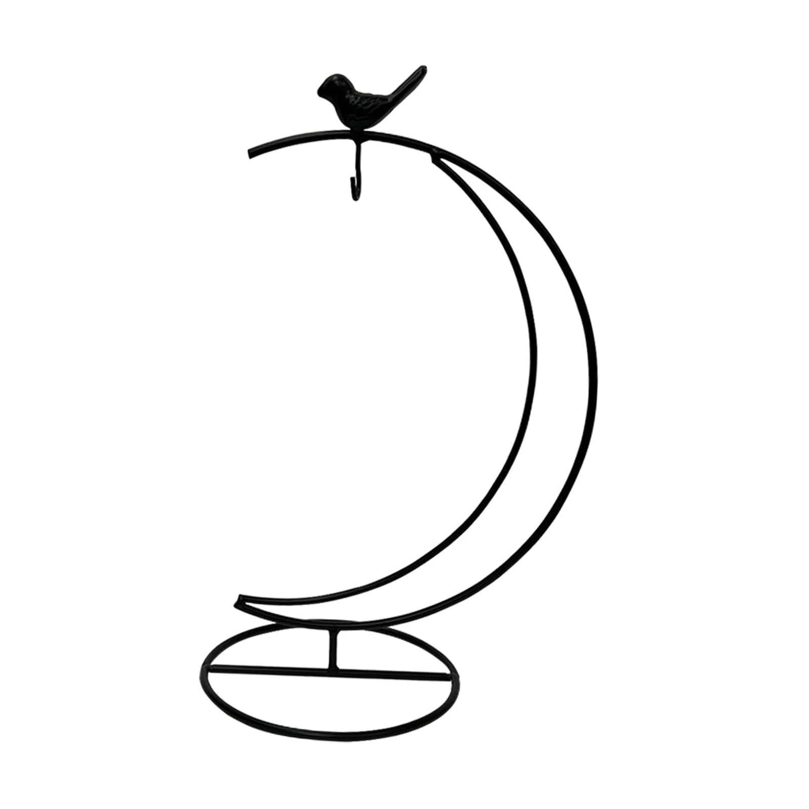 Підставка для мікроландшафтної пляшки металева настільна 15х35 см Чорний, фото №7 Підставка для мікроландшафтної пляшки металева настільна 15х35 см Чорний, фото №7