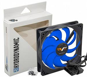 Вентилятор Frime FBF120HB3 120x120x25мм 3Pin Black/Blue synthetic.ua - Фото 1