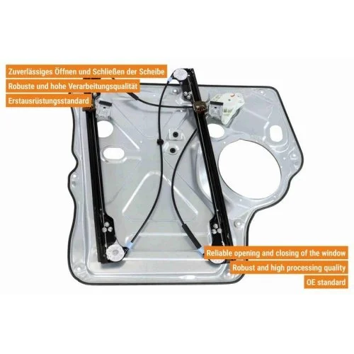 Склопідйомник VAICO V10-3106 SEAT SKODA VW VAG, фото №3