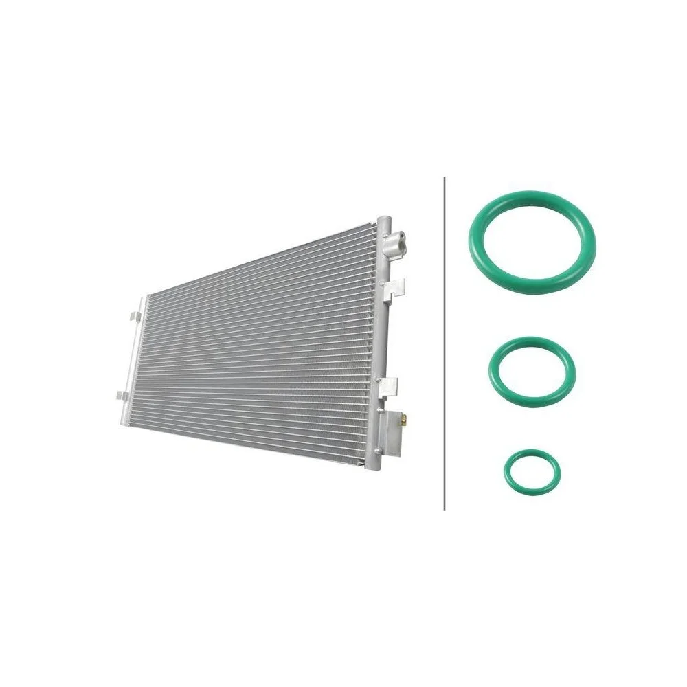 Конденсатор кондиціонера HELLA 8FC 366 221-731, фото №1 Конденсатор кондиціонера HELLA 8FC 366 221-731, фото №1