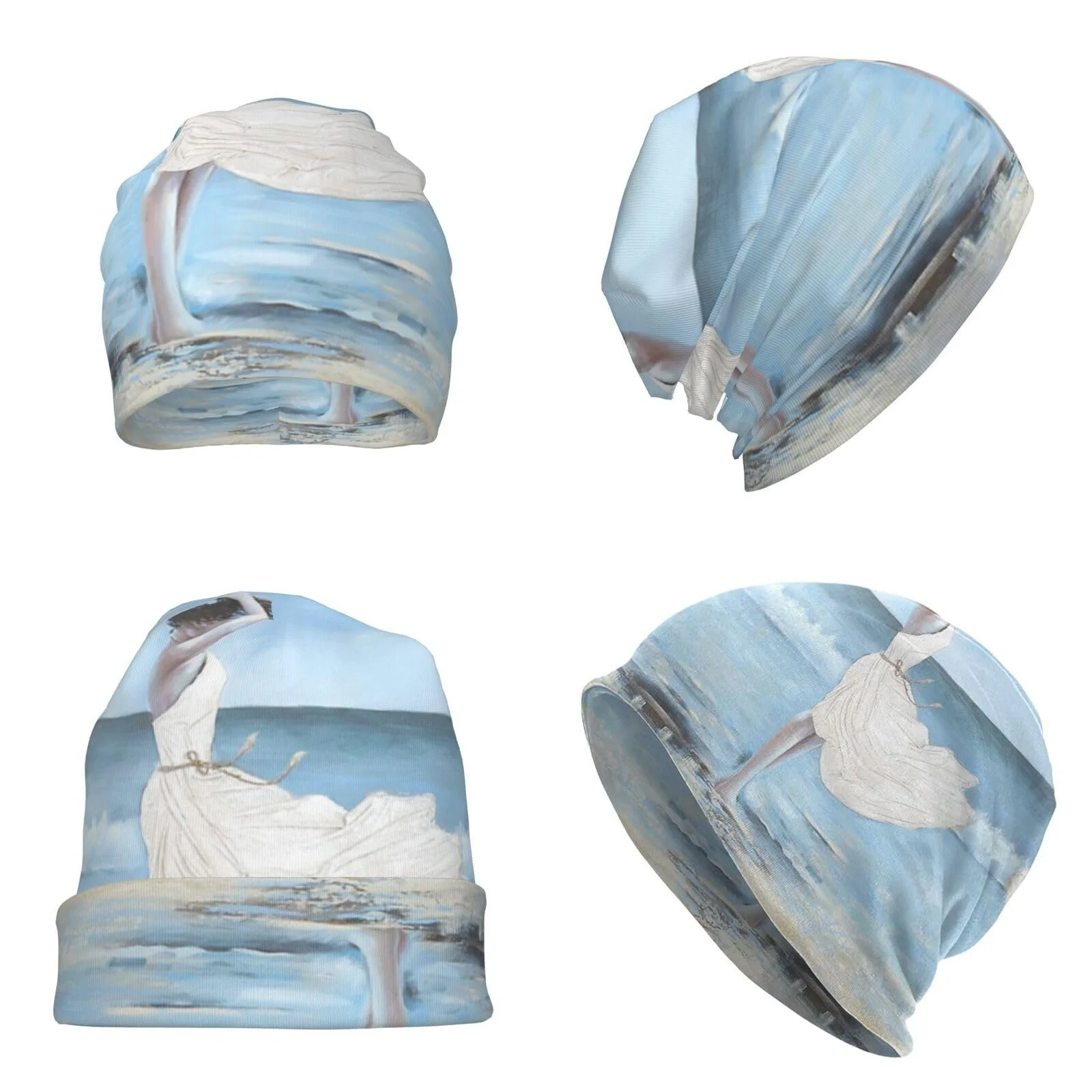 В'язана шапка ESASAM для дівчинки з принтом, фото №4 В'язана шапка ESASAM для дівчинки з принтом, фото №4