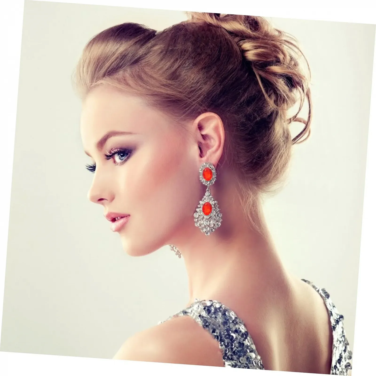 Стрази Operitacx Набір Блискучі Стрази для ювелірних виробів, пришивні камені в оправі, різні форми для одягу, фото №4