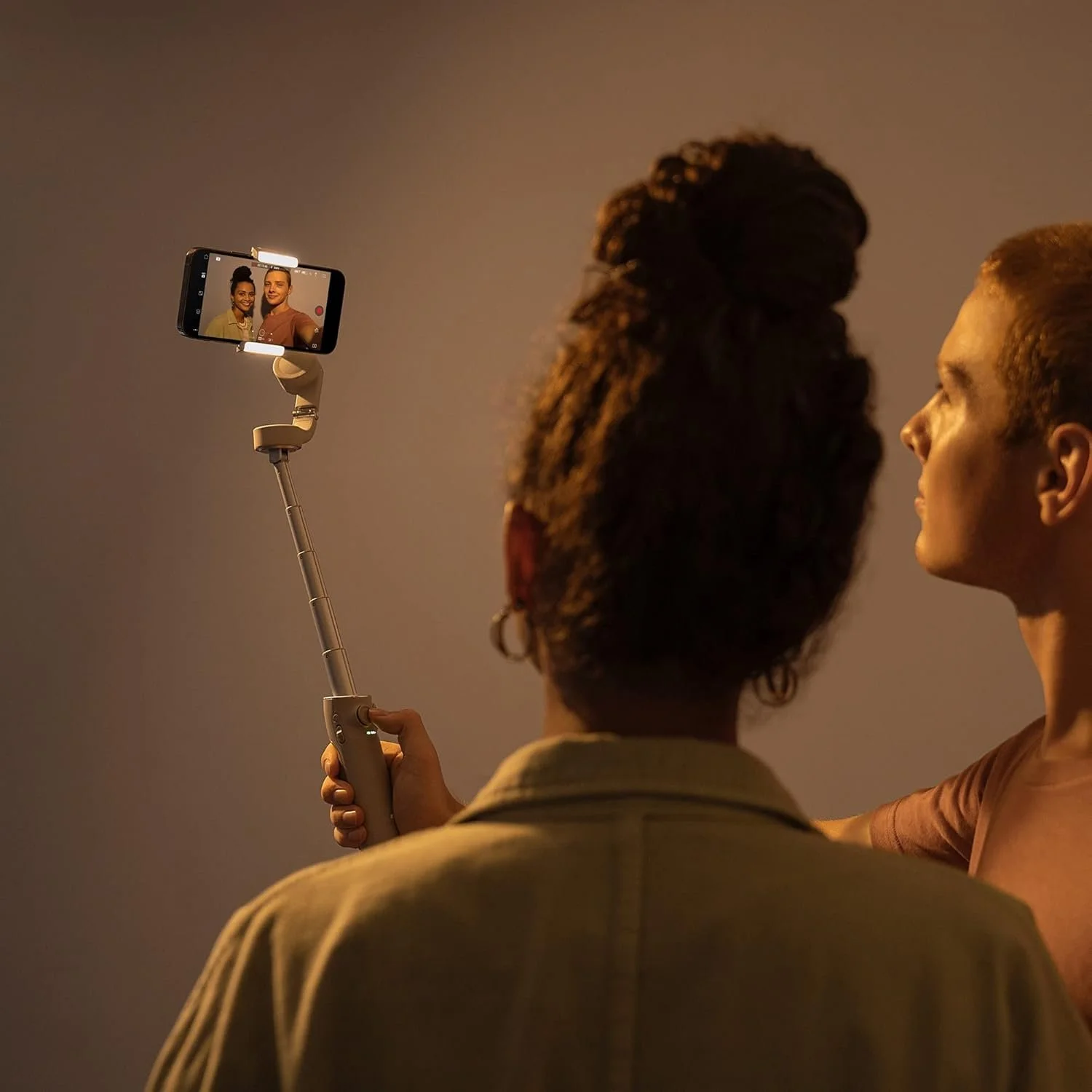 Затискач для телефону DJI OM Fill Light Phone Clamp з підсвічуванням, фото №5