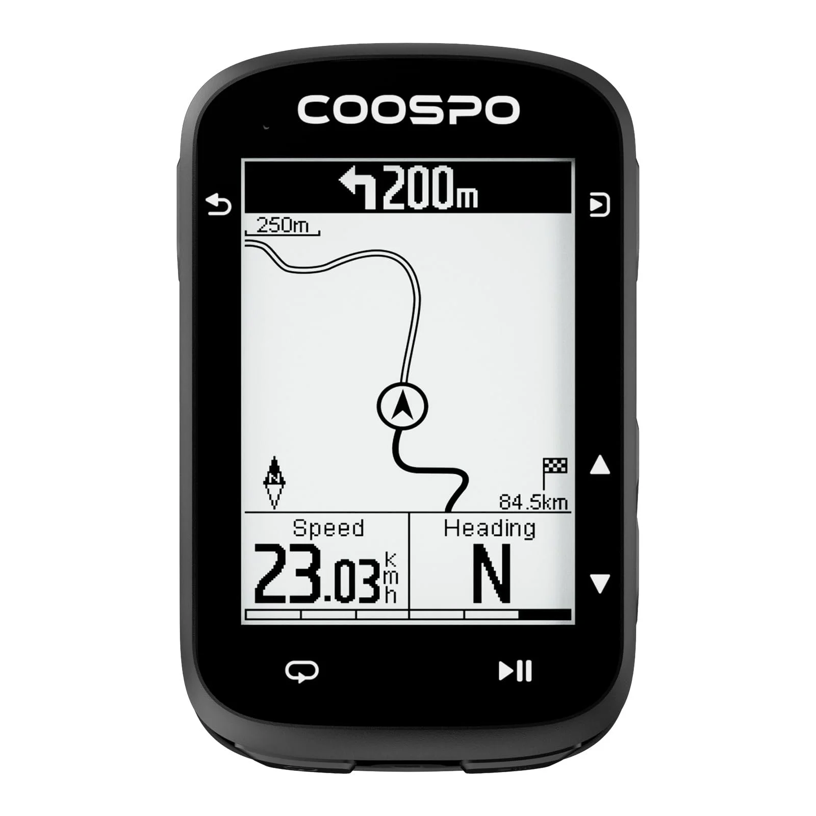 Велокомпьютер беспроводной COOSPO CS500 2.6" LCD GPS Bluetooth/ANT+ IPX7 45 ч батарея, фото №1