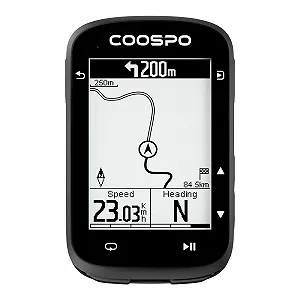 Велокомпьютер беспроводной COOSPO CS500 2.6" LCD GPS Bluetooth/ANT+ IPX7 45 ч батарея - Фото 1