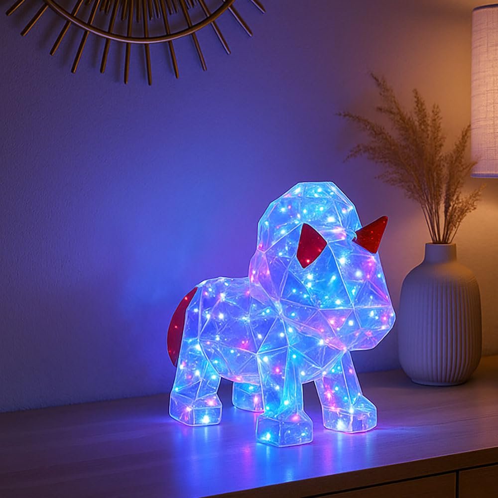 Настольная лампа GLOBO Horse Bag Crystal Effect LED 26 см, фото №3