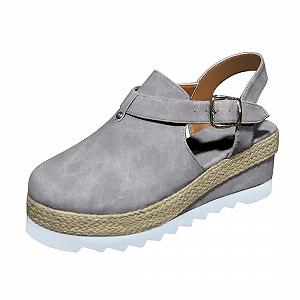 Летние Сандали Женские Платформа Кожаные synthetic.ua - Фото 1