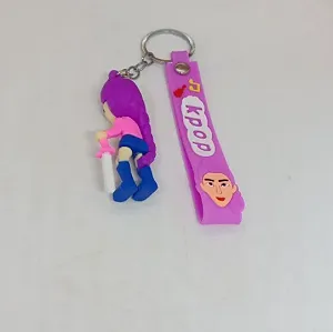 Брелок Кейпоп мисливці на демонів Rumi Румі K-Pop Demon Hunters Huntr/x дитячий на рюкзак, ключі іграшка 7 см Bre_84 synthetic.ua - Фото 1