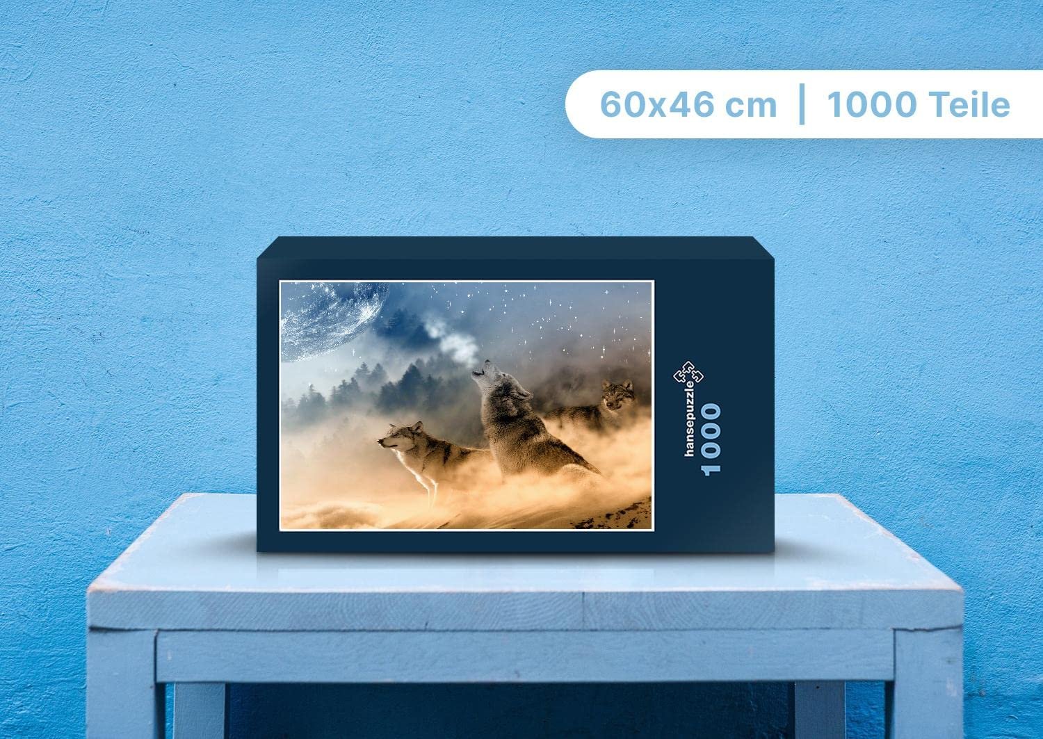 Пазл hansepuzzle Animal World 35423 Wolf 1000 элементов, фото №2