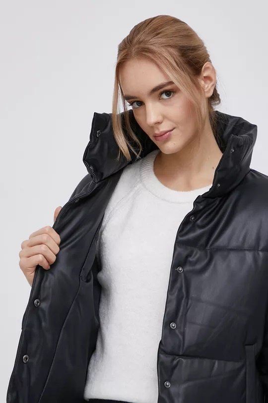 Куртка ONLY ONLLYDIA SHORT FAUX LEATHER PUFFER OTW 15235006 Черный S, фото №3