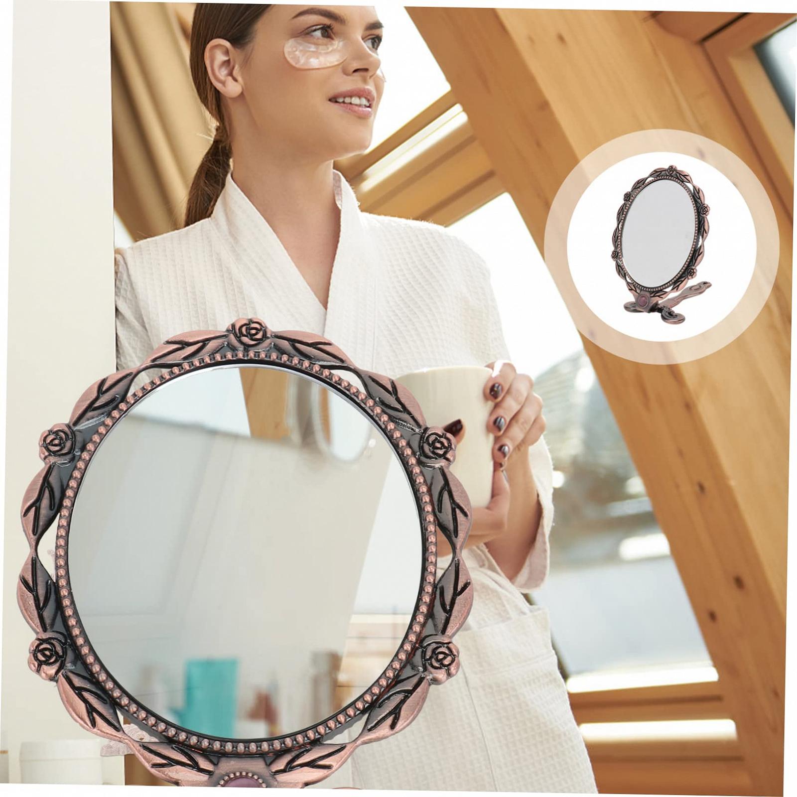 Дзеркало Angoily Vintage Дорожнє Дзеркало Складане З Ручкою, фото №7 Дзеркало Angoily Vintage Дорожнє Дзеркало Складане З Ручкою, фото №7