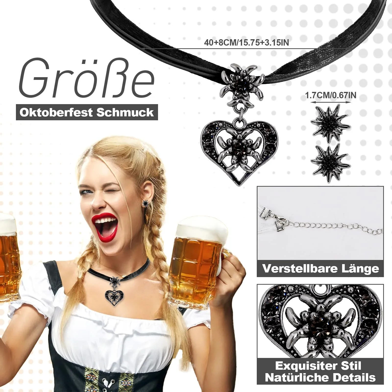 Набір обручів на голову з 5 предметів, фото №3 Набір обручів на голову з 5 предметів, фото №3