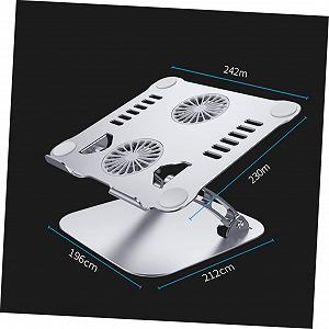 Складная Подставка для планшета с теплоотводом Регулируемая высота для уменьшения болей в спине во время просмотра фильмов Легкая и портативная Простой и элегантный дизайн synthetic.ua - Фото 1