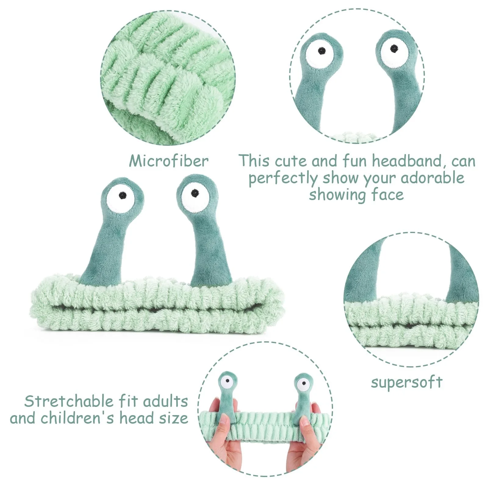 Пов'язка для волосся Sibba Snail, Косметична, фото №3