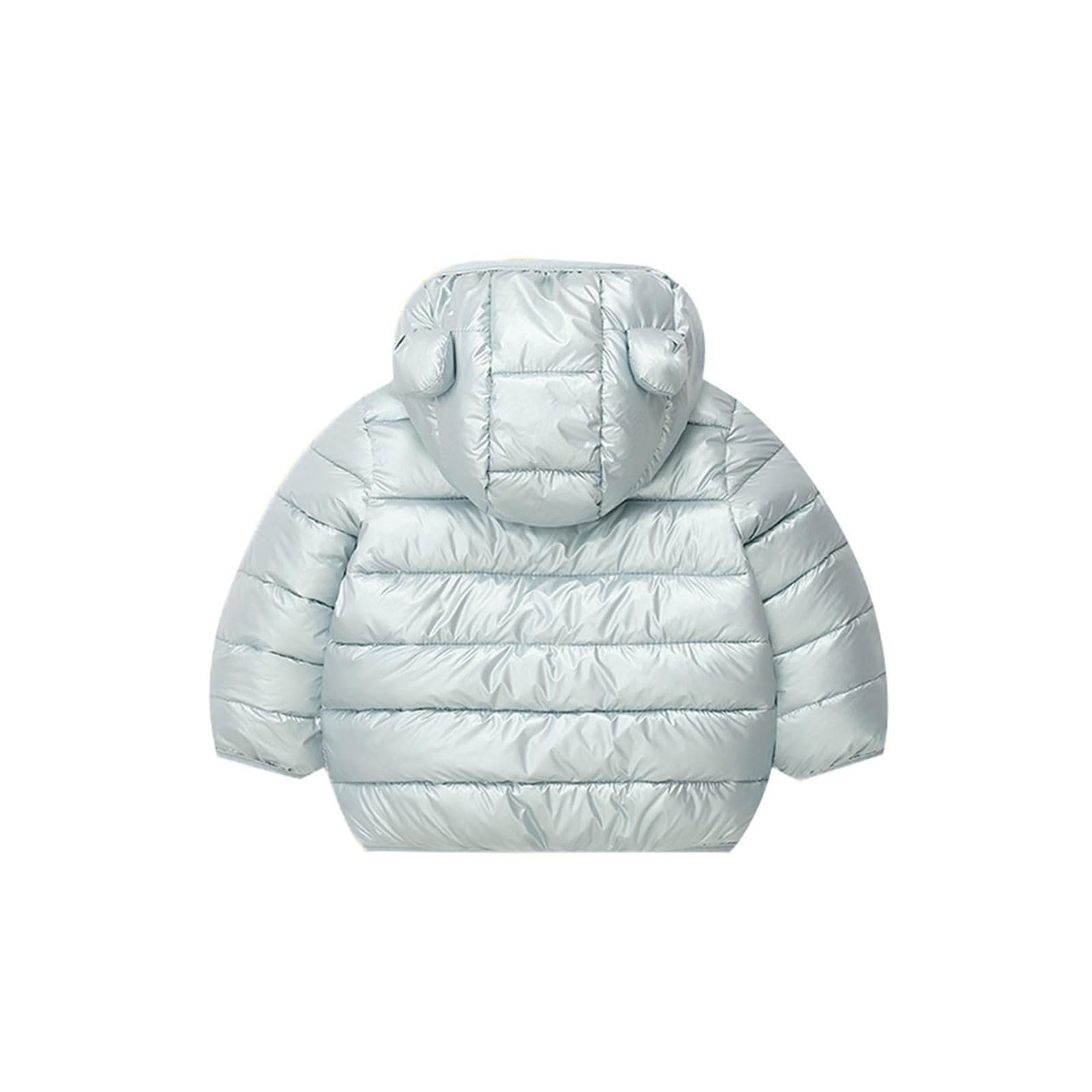 Куртки для мальчиков и девочек Осенне-зимние куртки Однотонная хлопковая одежда Теплое пальто с капюшоном Куртка на молнии Без кармана Хлопковое пальто с медвежьими ушками, фото №3 Куртки для мальчиков и девочек Осенне-зимние куртки Однотонная хлопковая одежда Теплое пальто с капюшоном Куртка на молнии Без кармана Хлопковое пальто с медвежьими ушками, фото №3