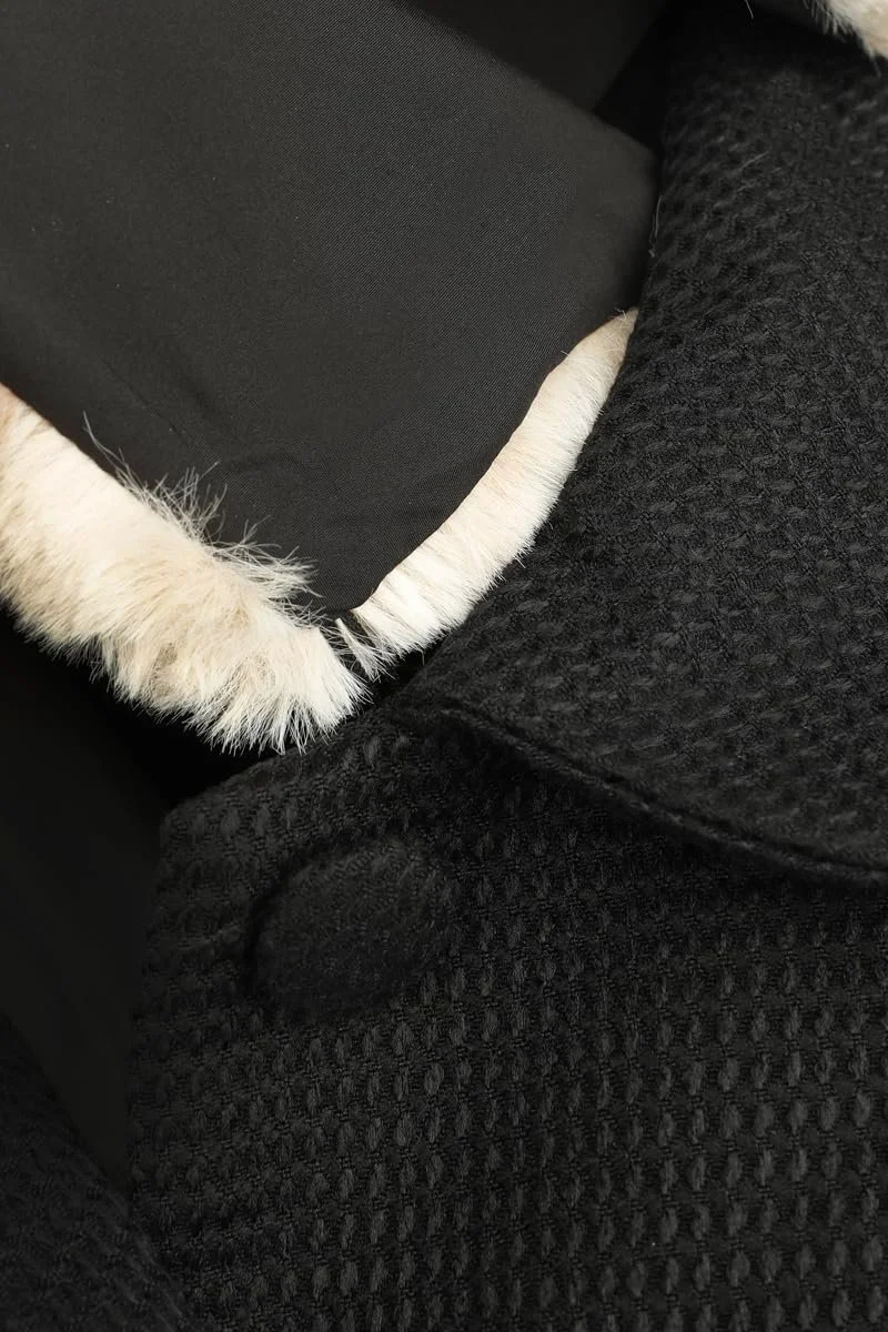 Пальто Hell Bunny Faustine Жіноче Чорний/Бежевий, фото №4 Пальто Hell Bunny Faustine Жіноче Чорний/Бежевий, фото №4