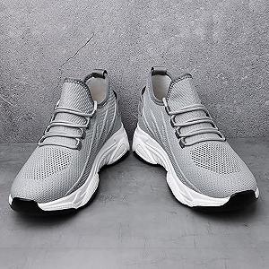 Кроссовки DKLOVIFU Alpha Kicks SkyBoost Pro Мужские увеличивающие рост Обувь для увеличения роста Невидимая вставка Сетчатые synthetic.ua - Фото 1