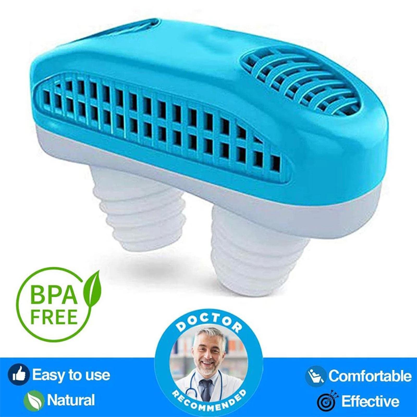 Пристрій проти хропіння Силіконовий розширювач для носа Захист від апное Нічний пристрій B-1 шт, фото №5