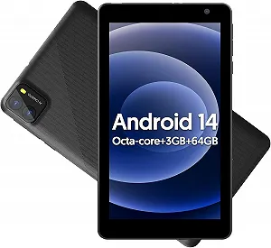 Планшет 7" BAKEN 7 Pro (3+5)/64 ГБ 4 ядра Android 14 3500 мАч Черный - Фото 1