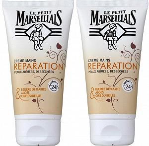 Крем Le Petit Marseillais Восстанавливающий для сухой и поврежденной кожи рук 2 x 75 мл - Фото 1