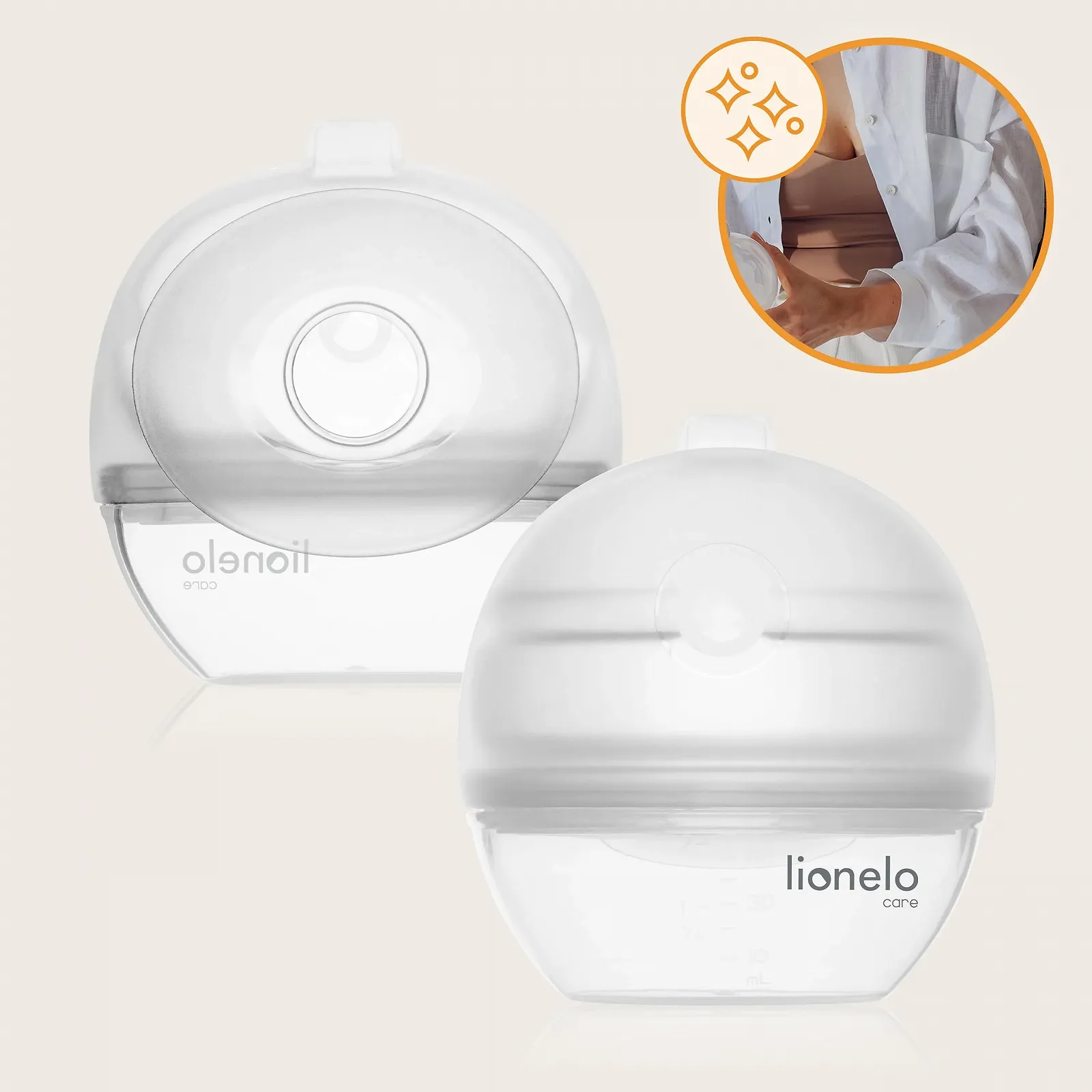 Коллектор для грудного молока Lionelo Milky 2-в-1 60 мл Силиконовый, фото №4 Коллектор для грудного молока Lionelo Milky 2-в-1 60 мл Силиконовый, фото №4