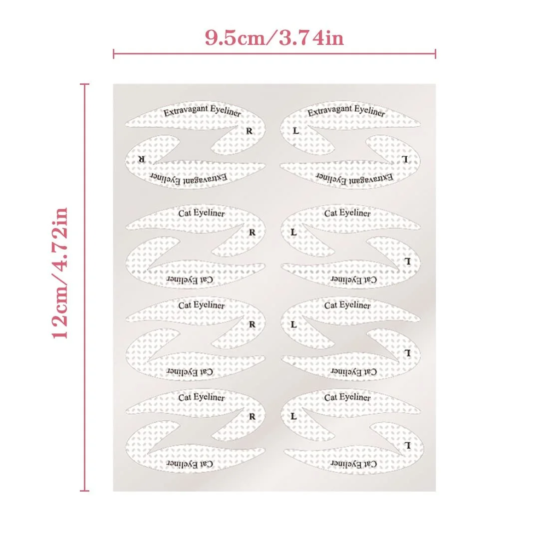 Трафареты для подводки и теней LEEQ, фото №2