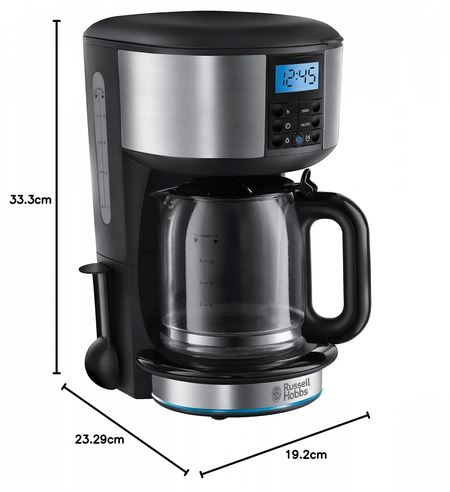 Кофеварка капельная Russell Hobbs BUCKINGHAM 1.25 л 15 чашек черная, фото №8
