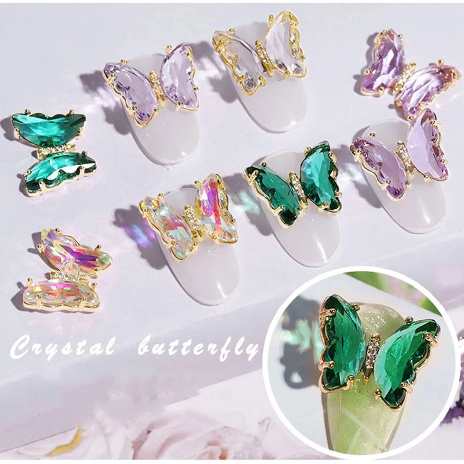 Метелики, Набір 3D Кришталевих Метеликів, фото №3