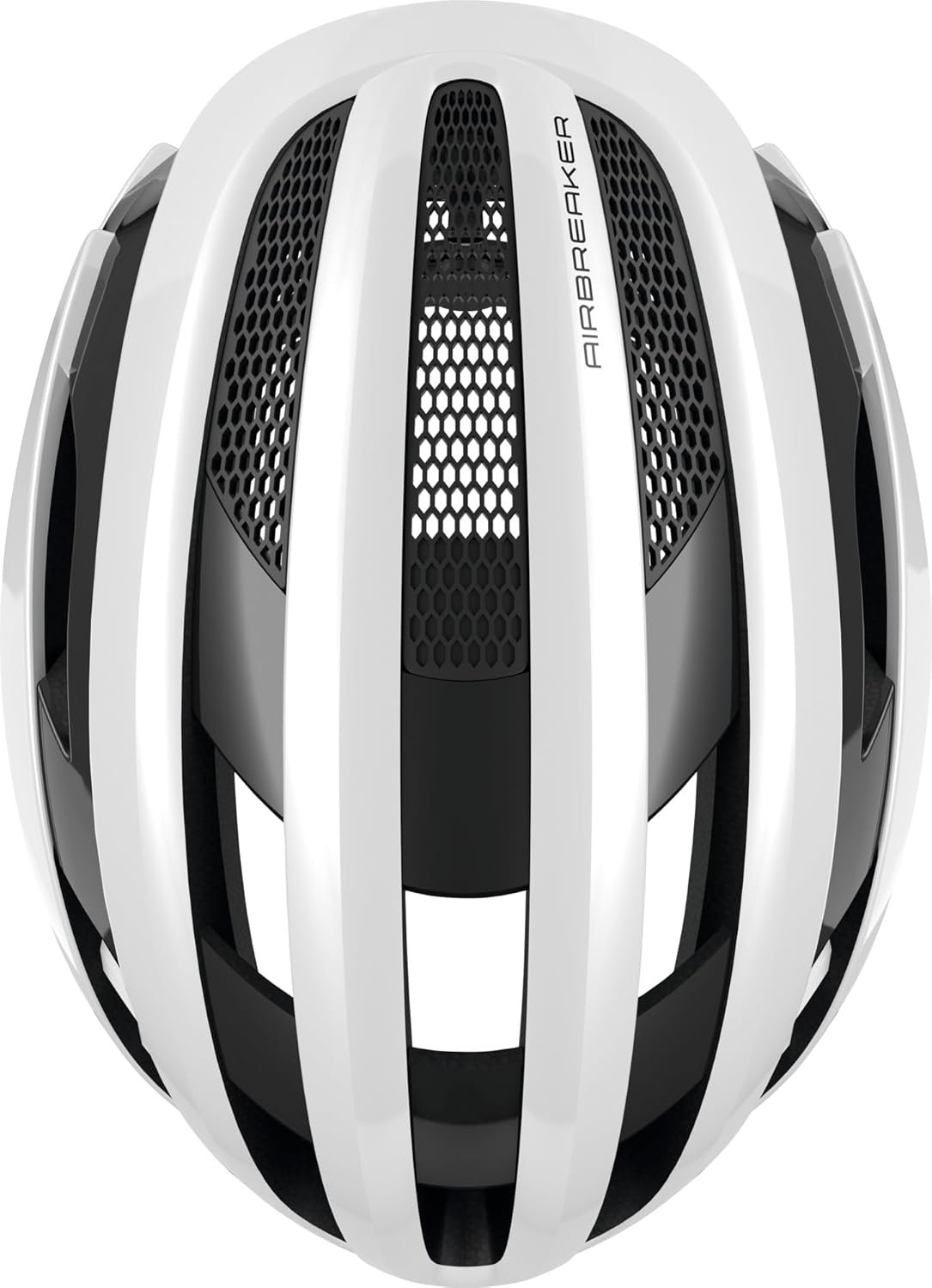 Велосипедний шолом ABUS AirBreaker M (52-58) Polar White, фото №4