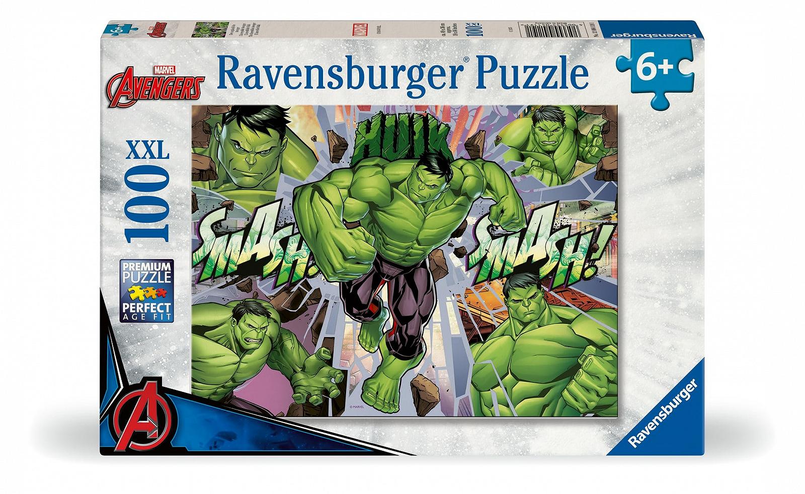 Пазл Ravensburger XXL Неймовірний Месник 100 деталей 6+ 49 x 36 см, фото №1