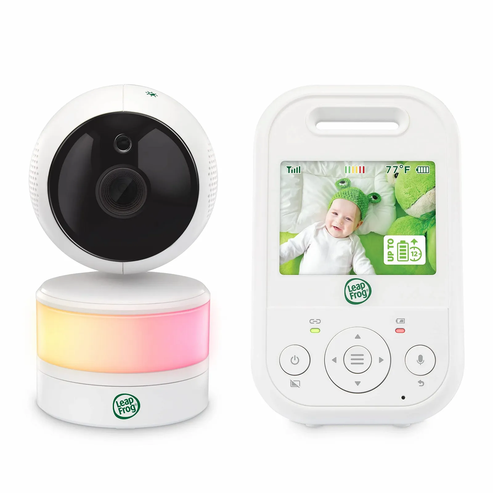 Відеоняня LeapFrog LF2513 2.8 дюйма IPS LCD Панорамування та нахил Нічне бачення 300 метрів Датчик температури, фото №1 Відеоняня LeapFrog LF2513 2.8 дюйма IPS LCD Панорамування та нахил Нічне бачення 300 метрів Датчик температури, фото №1