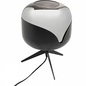 Настільна лампа Kare Design Smoke Goblet Ball 35x27x27 см Чорний - Фото 1