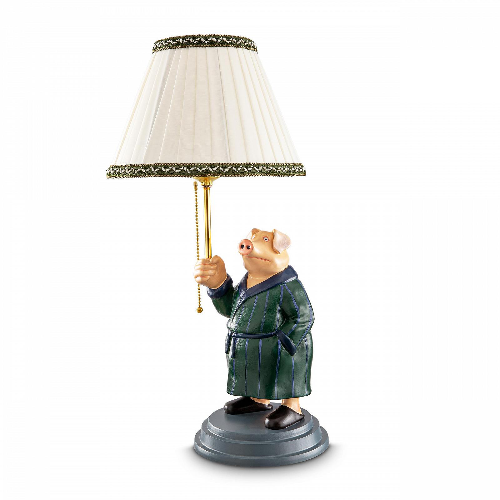Настільна лампа Inkognito Amélie Pig Lamp Висота 64 см, фото №1