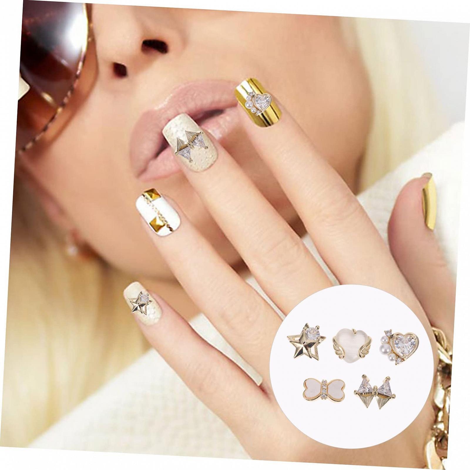 Стрази для нігтів Металеві Healeved, фото №3