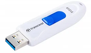 USB-флеш-накопичувач Transcend JetFlash 790 TS512GJF790W 512GB USB 3.1 Gen 1 Білий synthetic.ua - Фото 1