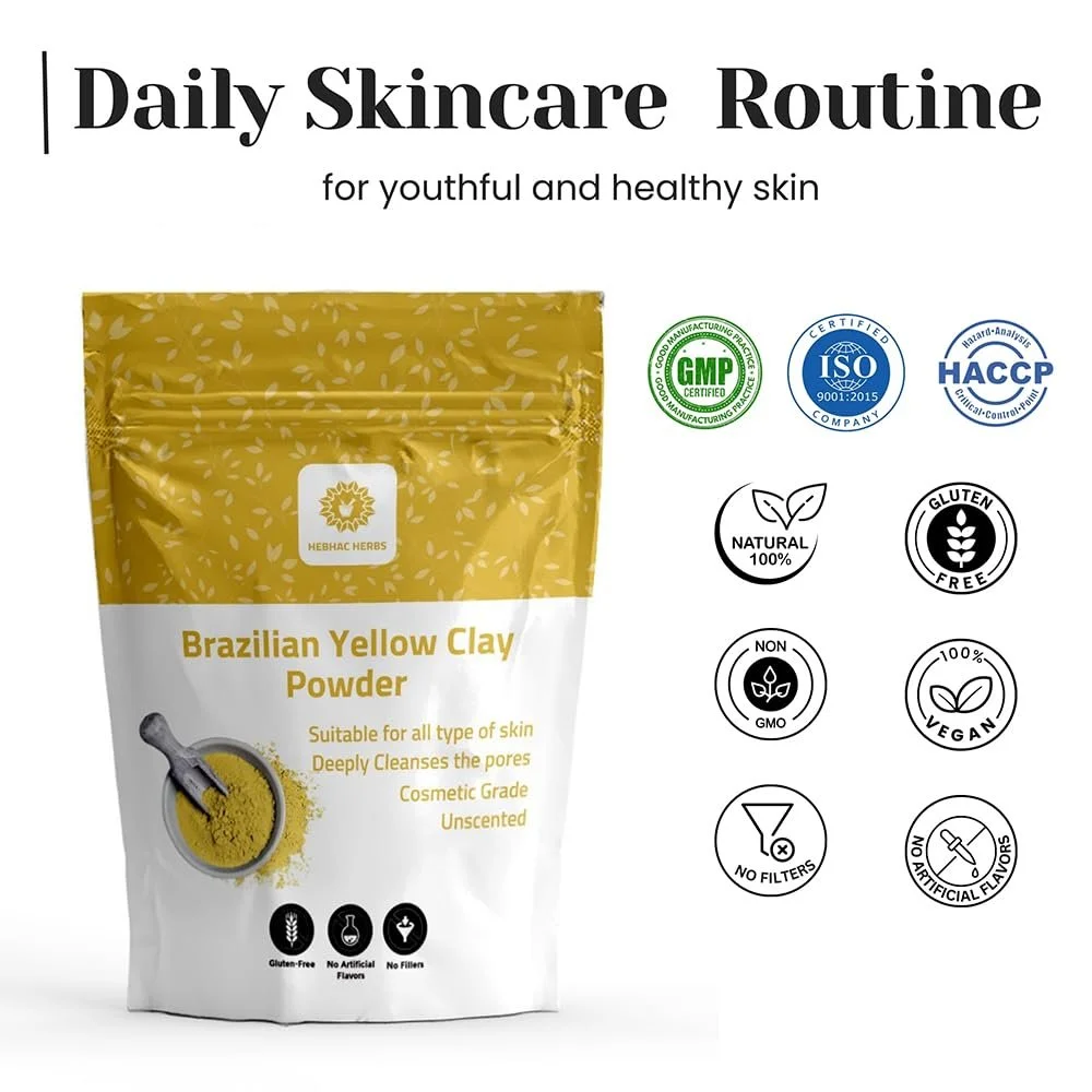 Жовта Глина Brazilian Hebhac Herbals Порошок 114г, фото №4