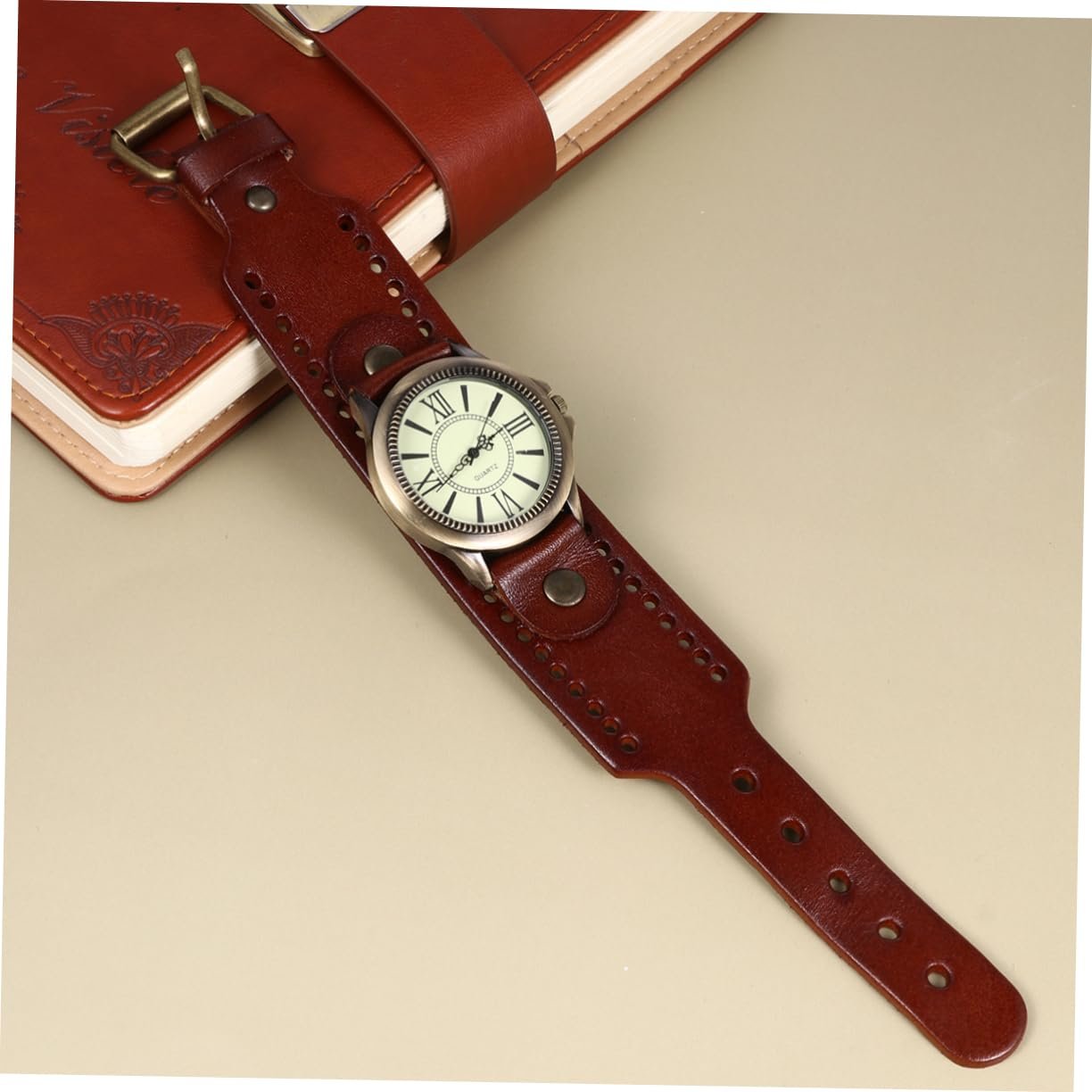 Женские наручные часы WRITWAA, кожаные, винтажные, кварцевые, с римскими цифрами, 2 шт., фото №9 Женские наручные часы WRITWAA, кожаные, винтажные, кварцевые, с римскими цифрами, 2 шт., фото №9