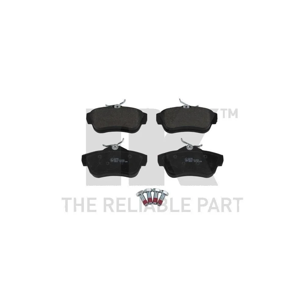 Комплект гальмівних колодок, дискові гальма NK 221964 для CITROËN FIAT PEUGEOT TOYOTA, фото №1