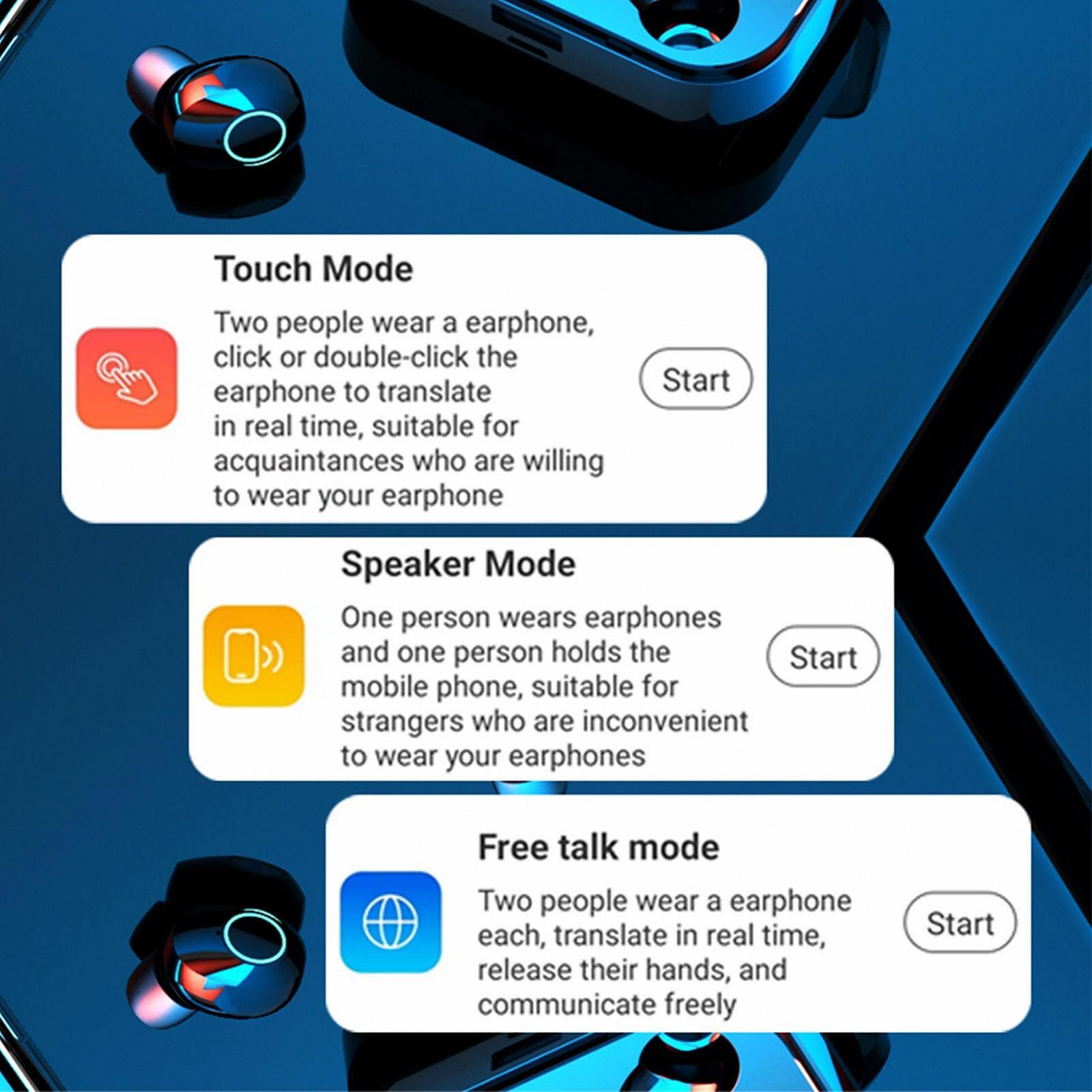 Навушники-перекладачі Чорний, фото №4 Навушники-перекладачі Чорний, фото №4