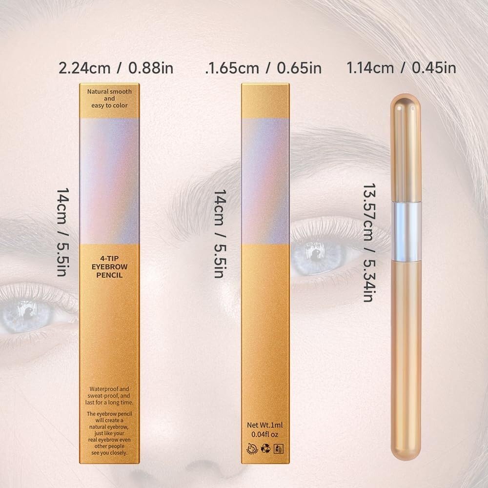 Карандаш для бровей Upgrade Magic 3D Waterproof Microblading с аппликатором с микро вилочным наконечником, фото №6 Карандаш для бровей Upgrade Magic 3D Waterproof Microblading с аппликатором с микро вилочным наконечником, фото №6
