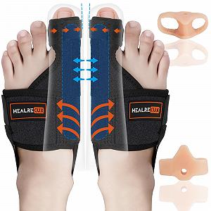 Шина для корекції Hallux Valgus з роздільниками для пальців 2 шт - Фото 1